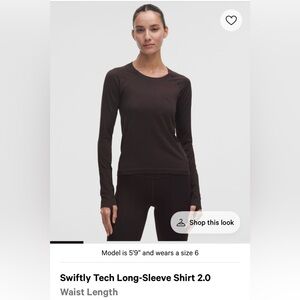 Lululemon Sequoia Swiftly Tech Long Sleeve